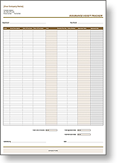 The Insurance Asset Tracker Excel Template in orange is the perfect Excel Template for managing and maintaining your assets, insurance valuations and policies.
 
Click the Insurance Asset Tracker Excel template thumbnail for colour, pricing, and purchase options